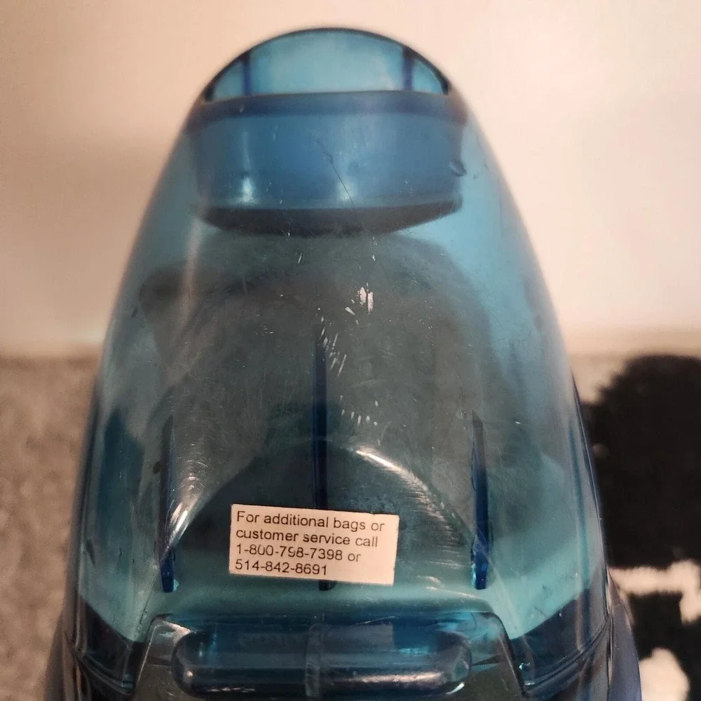 Shark Euro-Pro Hand Held Vacuum Corded EP033 Blue Canister Camper Lightweight
